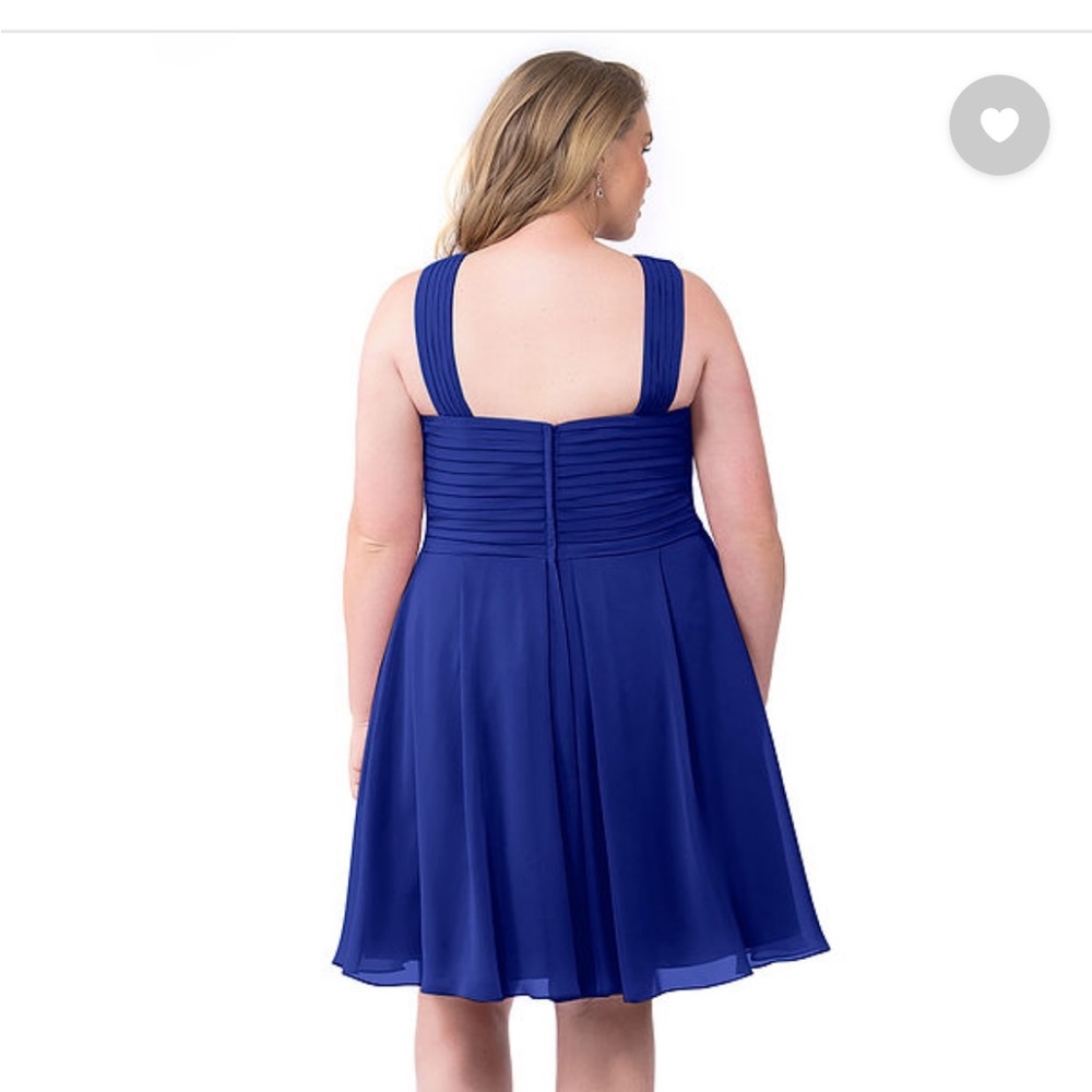 Azazie Amani Royal Blue Bridesmaid Dress (size A18) - Picture 2 of 4